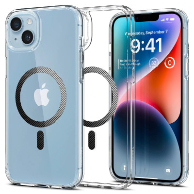 Spigen Чохол для Apple Iphone 14 Ultra Hybrid MagFit, Carbon Fiber