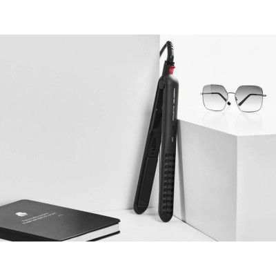 Rowenta Випрямляч Karl Lagerfeld Optiliss, >240Вт, темп.режимів-10, 130-230С, іонізація, кераміка, турмалін , чорний