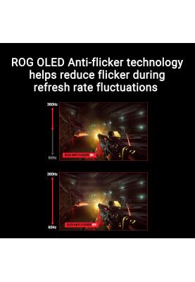 ASUS Монітор 26.5" ROG Strix XG27ACDNG 2xHDMI, DP, USB-C, 3xUSB, OLED, 2560x1440, 360Hz, 0.03ms, DCI-P3 99%, AdaptiveSync, Pivot, HDR400
