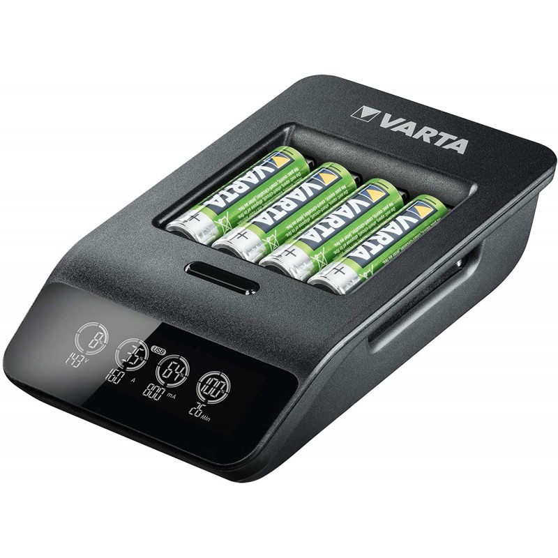 VARTA Зарядний пристрій LCD Smart Plus CHARGER+4xAA 2100 mAh