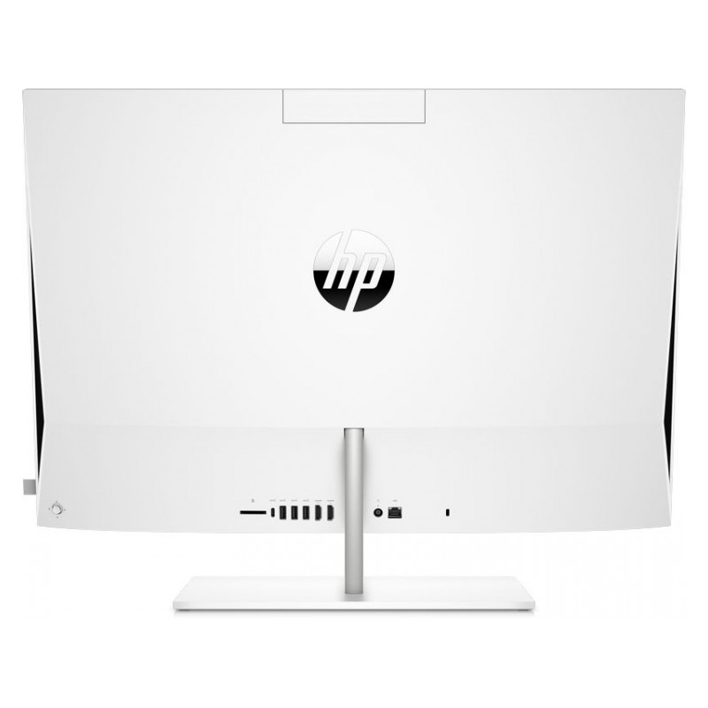 HP Персональний комп'ютер-моноблок Pavilion 27UHD IPS AG/Intel i7-10700T/16/1000F/NVD1650-4/kbm/DOS/White