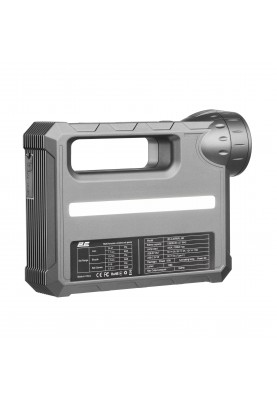 2E Пуско-зарядний пристрій Pitman з автомобільним компресором та ліхтарем, 10000мА·г/37Вт·г, 400А, 1xUSB/2.4A