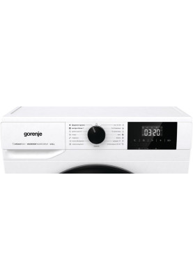 Gorenje Пральна машина фронтальна, 6кг, 1000, A+++, 43.5см, дисплей, пар, інвертор, білий