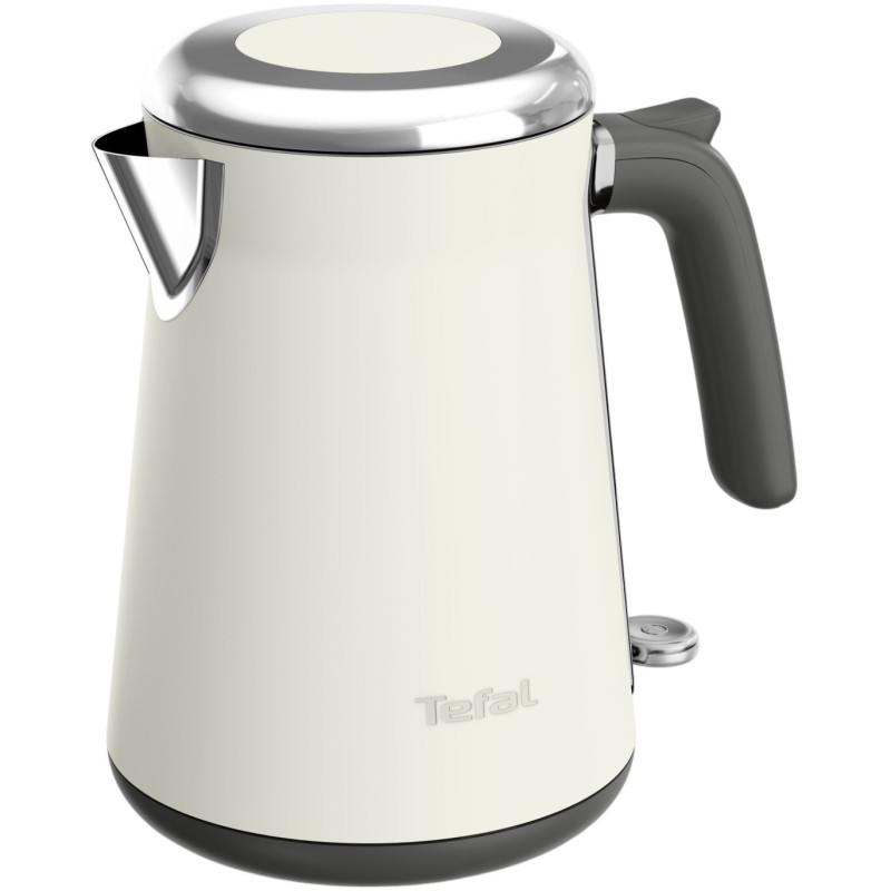 Tefal Електрочайник Collection 1.68л, Strix, нерж. сталь, бежевий