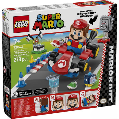 LEGO Конструктор Super Mario Mario Kart – Interactive LEGO® Mario та Standard Kart