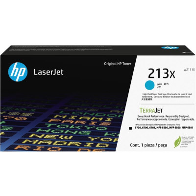 HP Картридж HP 213X CLJ Ent 5700/6700/6701, MFP 5800/6800 Cyan (6000 стор)