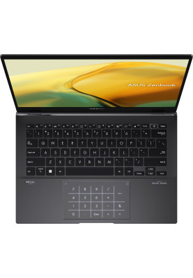ASUS Ноутбук Zenbook 14 UM3402YA-KP751 14" WQXGA IPS, AMD R5-7430U, 16GB, F1TB, UMA, NoOS, Чорний
