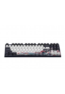Varmilo Клавіатура механічна VPE87 Chang'e 87Key, Cherry Mx Silent Red, BT/WL/USB-A, EN, White Led, Синій