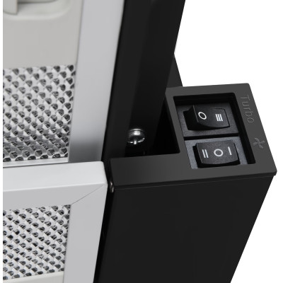 Hansa Витяжка телескопічна, 60см, 270м3ч, чорний