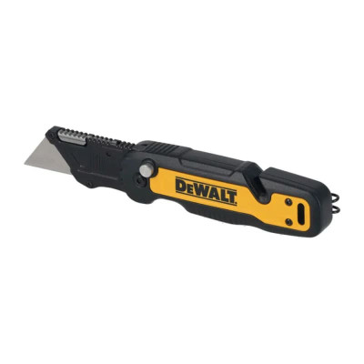 DeWALT Ніж будівельний трапецієподібний складний DeWALT, з фіксованим лезом, корпус пластик, 82мм DeWALT Ніж будівельний трапецієподібний складний DeWALT, з фіксованим лезом, корпус пластик, 82мм