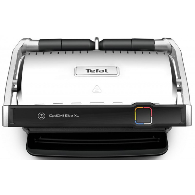 Tefal Гриль прижимний OptiGrill Elite XL 2200Вт, темп. режимів-16, з`ємні пластини, метал