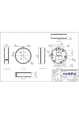 Vaddio Мікрофон настільний Vaddio TableMIC чорний