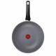Tefal Сковорода ВОК Hard Stone,28см, алюміній, бакеліт, сірий