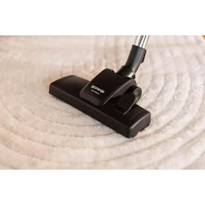 Gorenje Пилосос мішковий, 800Вт, 3л, вага-6.5кг, HEPA, індикатор, телескоп, білий