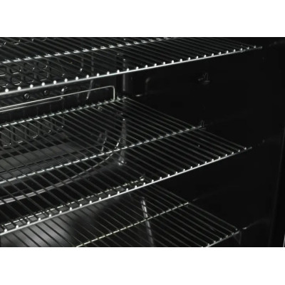 SNAIGE Холодильна вітрина, 85x56х60, 130л, полиць - 3, зон - 1, бут-62, 1дв., ST, чорний