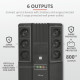 Trust Джерело безперебійного живлення Maxxon 800VA UPS 6 standard wall power outlets BLACK
