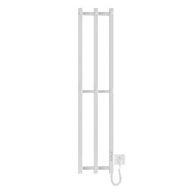 Hygge Family Рушникосушка електрична Slim, 1170х250х80мм, таймер-регулятор, сталь, білий матовий