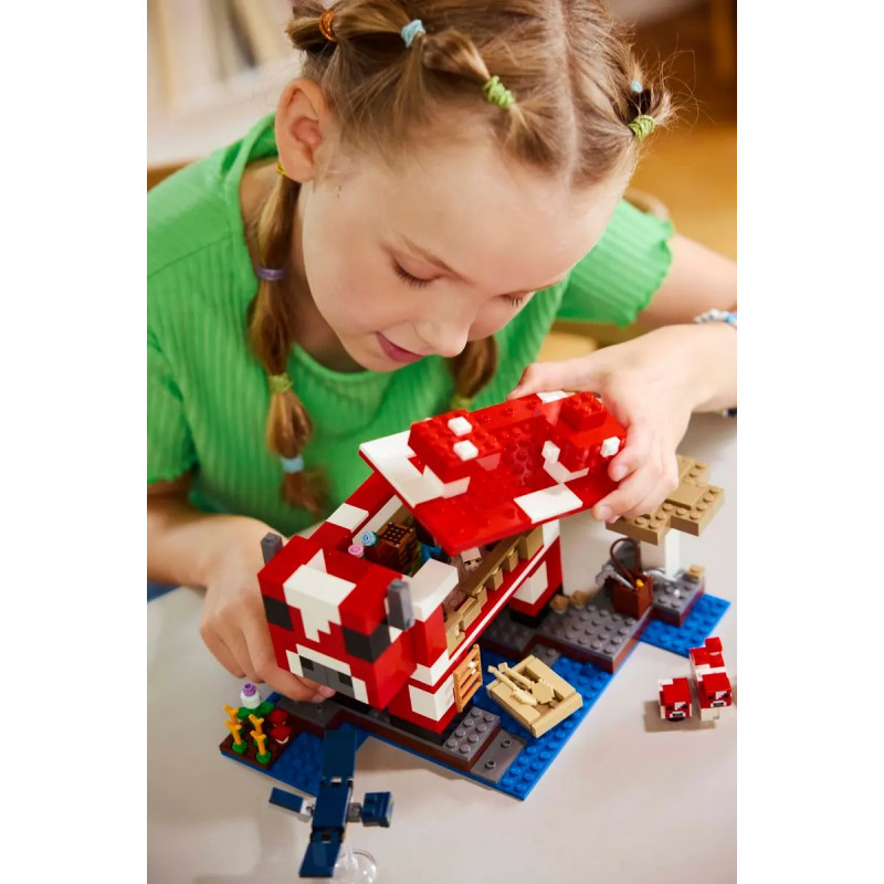 LEGO Конструктор Minecraft Грибний будинок