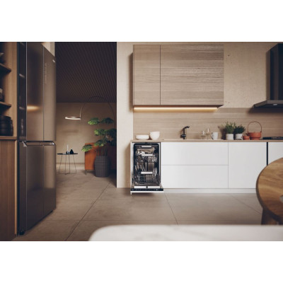 Haier Посудомийна машина Haier вбудована, 10компл., A+++, 45см, дисплей, інвертор, 3й кошик, білий