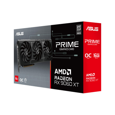 ASUS Відеокарта Radeon RX 9060 XT 16GB GDDR6 OC PRIME-RX9060XT-O16G