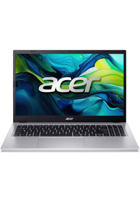 Acer Ноутбук Aspire Go AG15-71P 15.6" FHD IPS, Intel i5-1334U, 32GB, F1TB, UMA, Lin, сріблястий