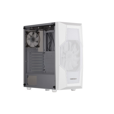 2E Gaming Корпус Turbo G2057W без БЖ 2xUSB3.0, 1xUSB2.0, 1x200мм, ARGB, 3x120мм ARGB, VGA 345мм, LCS ready, HUB, TG Side Panel, ATX, білий