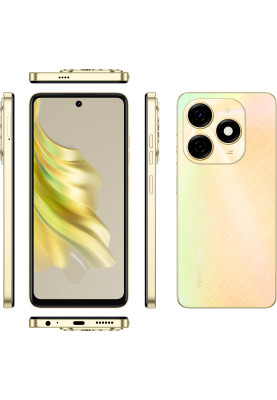 TECNO Смартфон Spark 20 (KJ5n) 6.56" 8/256ГБ, 2SIM, 5000мА•год, Neon Gold