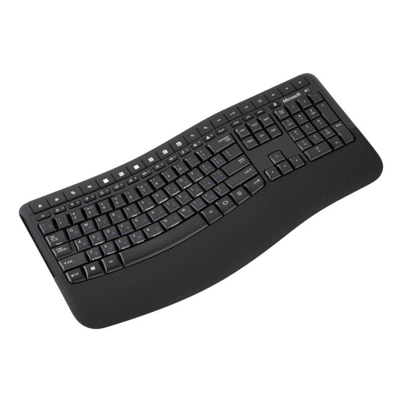 Microsoft Комплект Comfort Desktop 5050 125key, WL, EN/UKR/RU, Чорний