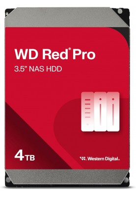 WD Жорсткий диск 4TB 3.5" 7200 256MB SATA Red Pro NAS