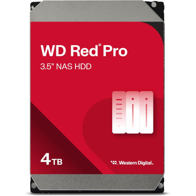 WD Жорсткий диск 4TB 3.5" 7200 256MB SATA Red Pro NAS