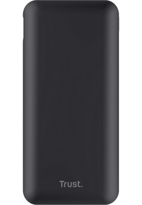 Trust Акумулятор портативний літій-іонний Power Bank Redoh, 20000мА·рік, USB-A/2хUSB-C, 18W, QC 3.0, PD, чорний