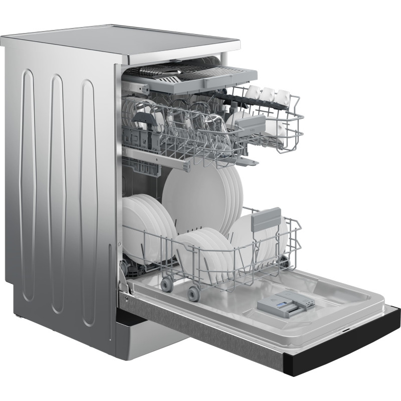Beko Посудомийна машина, 11компл., A++, 45см, 3й кошик, нерж