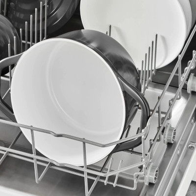 Tefal Кастрюля Tefal Air, з кришкою, 3.1л, алюміній, чорний Tefal Кастрюля Tefal Air, з кришкою, 3.1л, алюміній, чорний