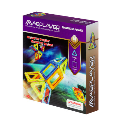 MagPlayer Конструктор магнітний 14 ел. (MPB-14)