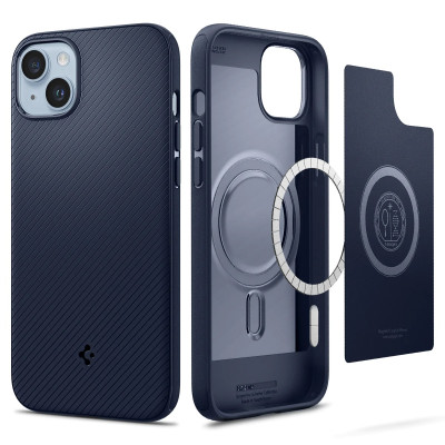 Spigen Чохол для Apple Iphone 14 Plus Mag Armor MagFit, Navy Blue