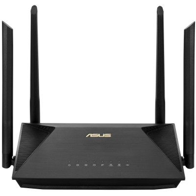 ASUS Маршрутизатор RT-AX53U AX1800 3xGE LAN 1xGE WAN 1xUSB MU-MIMO OFDMA