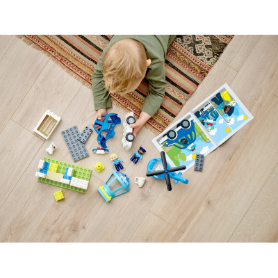 LEGO Конструктор DUPLO Town Поліцейська дільниця та гелікоптер
