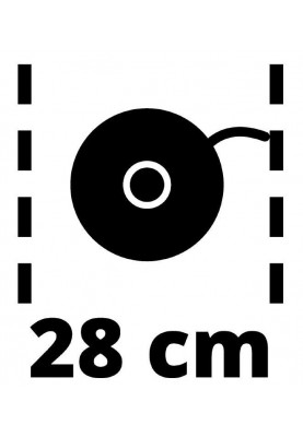 Einhell Тример садовий акумуляторний GE-CT 18/28 Li - Solo, PXC 18В, 28 см, волосінь 1.6 мм