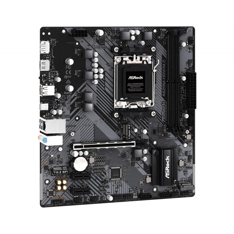 ASRock A620M-HDV/M.2 sAM5 A620 2xDDR5 HDMI DP mATX