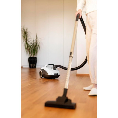Gorenje Пилосос мішковий, 800Вт, 3л, вага-6.5кг, HEPA, індикатор, телескоп, білий