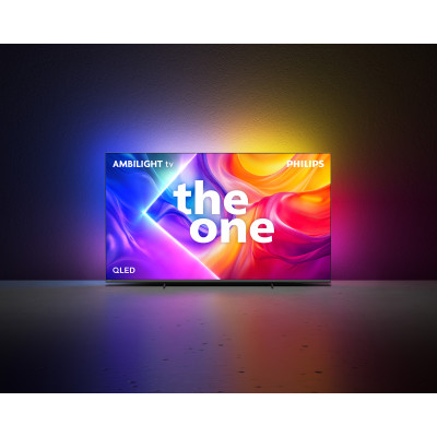 Philips Телевізор 75" QLED 4K 144Hz Smart Titan OS Black Ambilight