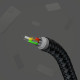 Belkin Кабель USB-С - Lightning, BRAIDED SILICONE, 1m, black
