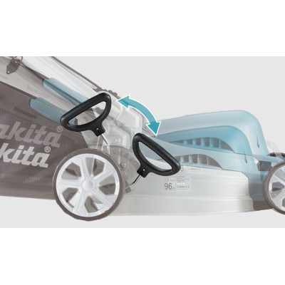 Makita Газонокосарка ELM3320, 1200Вт, 33см, 30л, 10.2кг, до 400м2, 20-55 мм