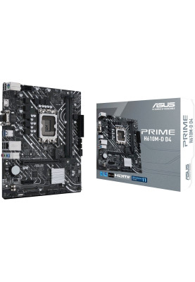 ASUS Материнська плата PRIME H610M-D D4 s1700 H610 2xDDR4 M.2 HDMI D-Sub mATX