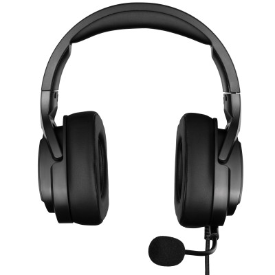 2E Gaming Гарнітура ігрова HG340, mini-jack/dual 3.5mm, RGB, 2м, чорний