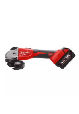 Milwaukee Шліфмашина кутова аккумуляторна M18 BLSAG125X-402X 125мм 18В 2x4А·рік ЗП М12-18С 11000об·хв 2.4кг кейс