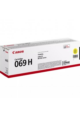 Canon Картридж 069H MF752Cdw/MF754Cdw/LBP673Cdw Yellow (5500 стор.)