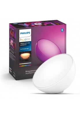 Philips Hue Світильник портативний розумний Go, 2000K-6500K, RGB, ZigBee, Bluetooth, димування