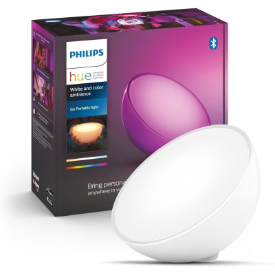 Philips Hue Світильник портативний розумний Go, 2000K-6500K, RGB, ZigBee, Bluetooth, димування