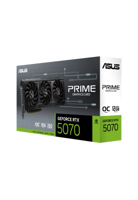 ASUS Відеокарта ASUS GeForce RTX 5070 12GB GDDR7 OC PRIME-RTX5070-O12G